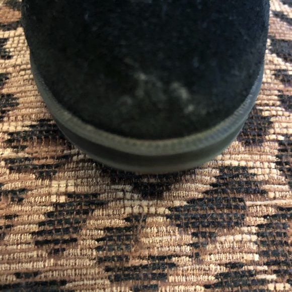 Franco Sarto L-Delancy Suede Ankle Boot - Black, Size 9 - Picture 10 of 10